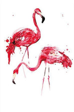 Load image into Gallery viewer, Flamingos Pair Paint by Numbers