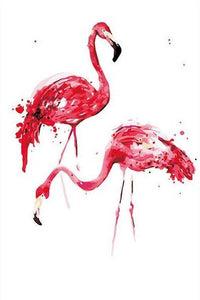 Flamingos Pair Paint by Numbers