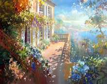 Load image into Gallery viewer, Floral Balcony Paint by Numbers