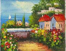 Load image into Gallery viewer, Floral View Houses Paint by Numbers