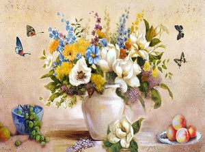 Flowers & Butterflies Paint by Numbers