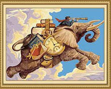 Load image into Gallery viewer, Flying Elephant Paint by Numbers