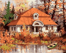 Load image into Gallery viewer, Forest House Paint by Numbers