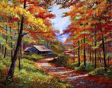 Load image into Gallery viewer, Forest Pathway Paint by Numbers