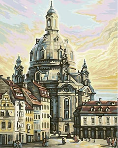 Frauenkirche Dresden Paint by Numbers