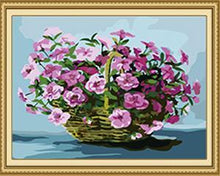 Load image into Gallery viewer, Gorgeous Floral Basket Paint by Numbers