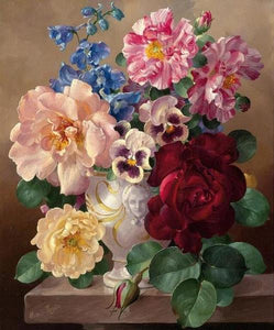 Gorgeous Flowers Paint by Numbers