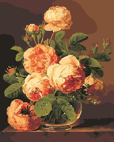 Gorgeous Peonies Paint by Numbers