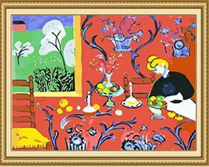 Harmony in Red Paint by Numbers