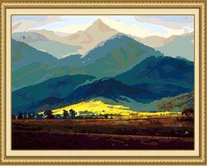 High Mountains Paint by Numbers