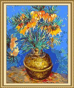 Imperial Fritillaries Paint by Numbers