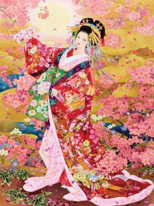Japanese Beauty Paint by Diamonds