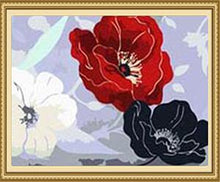 Load image into Gallery viewer, Japanese Camellia Paint by Numbers