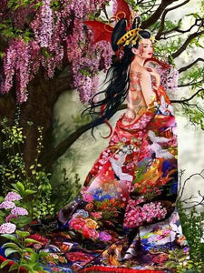Japanese Queen Paint by Diamonds