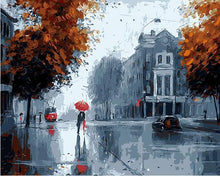 Load image into Gallery viewer, Kiss in the Rain Paint by Numbers