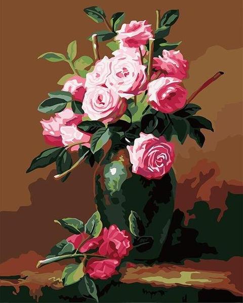 Lavish Roses Paint by Numbers