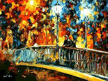 Load image into Gallery viewer, Leonid&#39;s Date on Bridge Paint by Numbers
