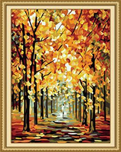 Leonid's Gold of Fall Paint by Numbers