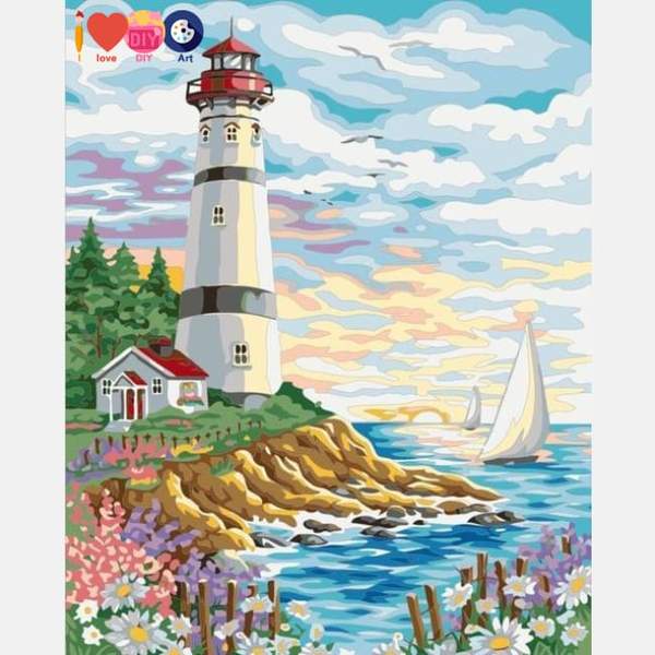 Light House Paint by Numbers