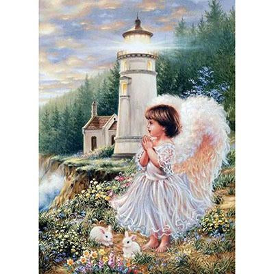 Little Angel Praying Paint by Numbers