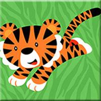Load image into Gallery viewer, Little Tiger Paint by Numbers