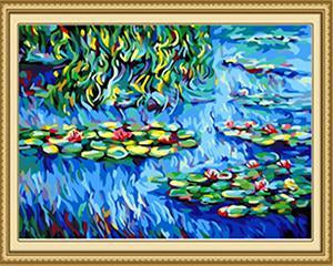 Monet's Water Lilies Paint by Numbers