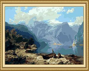 Mountain View Paint by Numbers