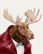 Load image into Gallery viewer, Mr. Moose Paint by Numbers