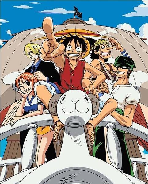 One Piece Anime Paint by Numbers