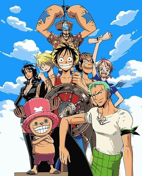 One Piece Characters Paint by Numbers