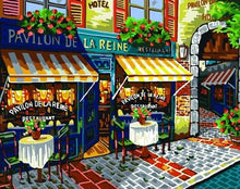 Load image into Gallery viewer, Paris Street Cafe Paint by Numbers