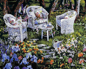 Peaceful Garden Paint by Numbers