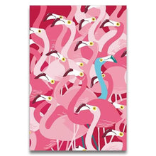 Load image into Gallery viewer, Pink Flamingos Paint by Numbers