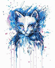 Load image into Gallery viewer, Pixie Cold Cat Paint by Numbers