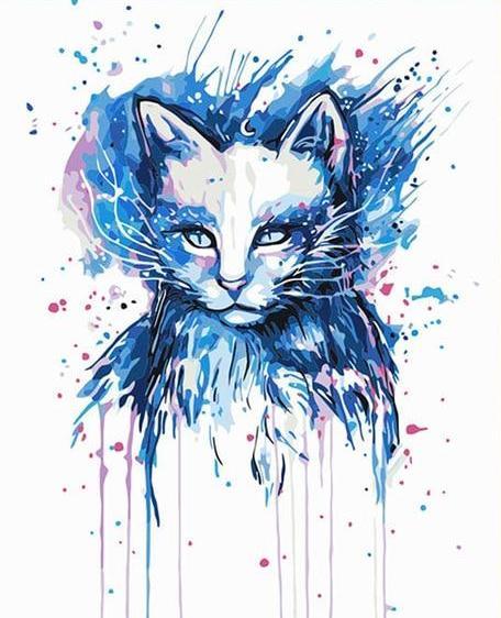 Pixie Cold Cat Paint by Numbers