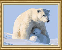 Load image into Gallery viewer, Polar Bear Paint by Numbers