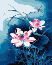 Load image into Gallery viewer, Pretty Lotus Paint by Numbers