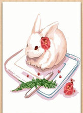 Load image into Gallery viewer, Rabbit &amp; Flowers Paint by Numbers