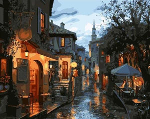 Rainy Italy Paint by Numbers