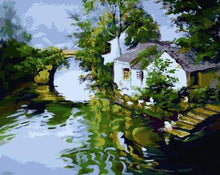 Load image into Gallery viewer, River House Paint by Numbers