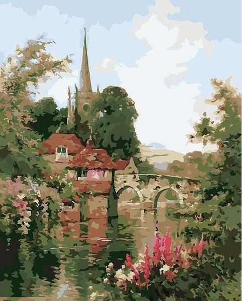 Riverside View Paint by Numbers