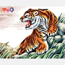 Load image into Gallery viewer, Roaring Tiger Paint by Numbers 
