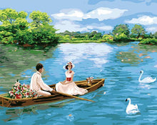 Load image into Gallery viewer, Romantic Boat Paint by Numbers