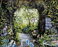 Load image into Gallery viewer, Romantic Garden Paint by Numbers