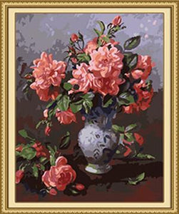 Roses & Buds Paint by Numbers