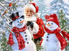 Load image into Gallery viewer, Santa &amp; Snow Men Paint by Diamonds