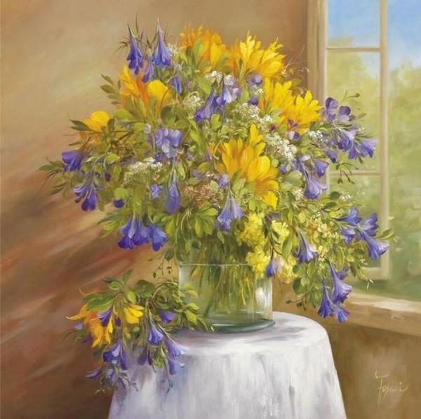 Sensational Flowers Paint by Numbers