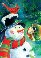 Load image into Gallery viewer, Snowman with Hat Paint by Diamonds