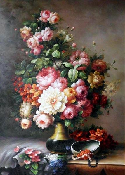 Still Life  Flowers Paint by Numbers