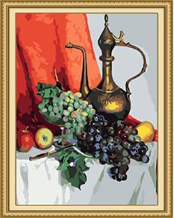 Still Life Fruits Paint by Numbers